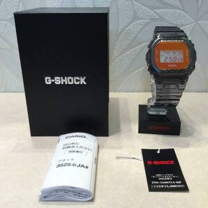 【新品】G-SHOCK DW-5600TLS-8AJF オレンジミラー ブラックスケルトン☆未使用