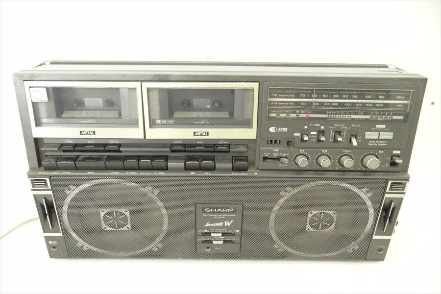 ジャンク扱い】SHARP GF-818SB (ラジカセ)|ラジカセ ジャンク扱い】SHARP GF-818SB (ラジカセ)|ラジカセ