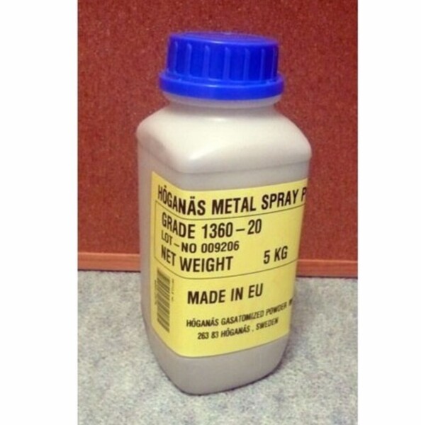 ニッケル基粉末。プラズマ粉体溶射溶接用粉末。へがネス社製 1360-20:5kg。格安