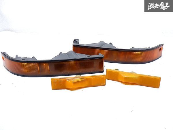 スープラ70 トヨタ純正EU輸出用左右ウィンカー白色車幅灯左右セット