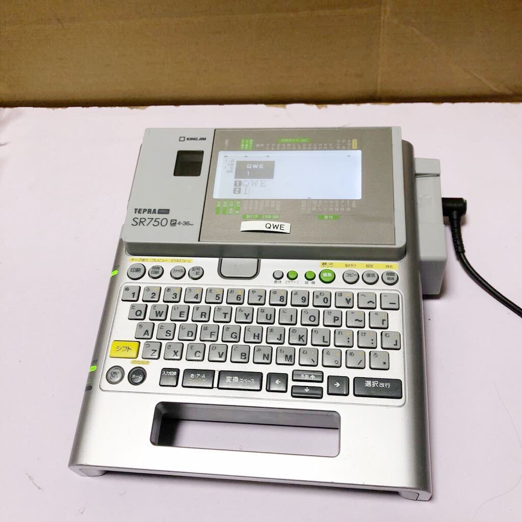 2025年最新】Yahoo!オークション -テプラ pro sr750の中古品 2025年最新】Yahoo!オークション -テプラ pro sr750の中古品