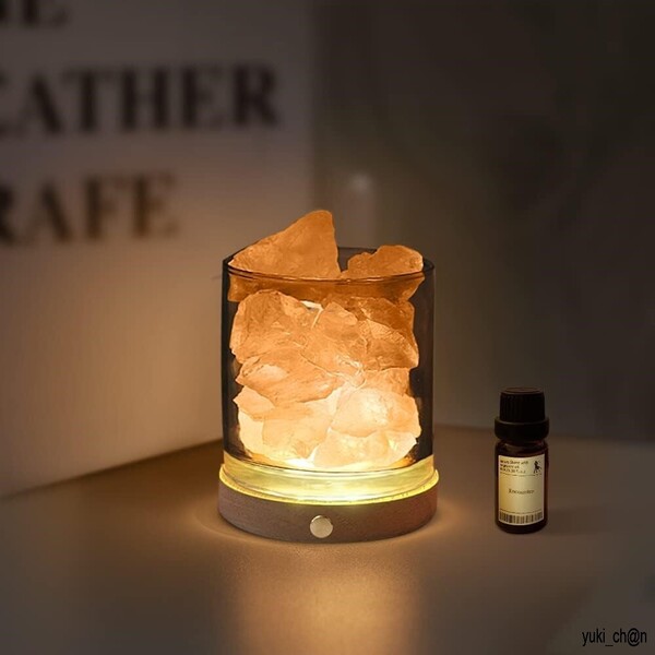 アロマストーン セット オレンジ 天然石 400g アロマオイル led台座 ストーンディフューザー 水晶 お試し アロマセット