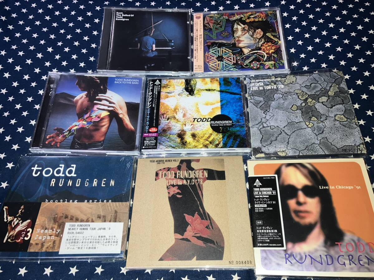 TODD RUNDGREN 限定ライブ盤など8枚セット (トッド・ラングレン)