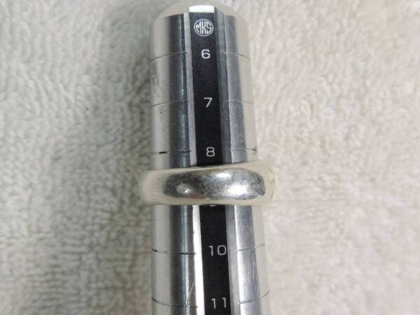 【質問欄より値下げ交渉可】ヴィンテージ リング・レディース甲丸指輪・MODE SURF SILVER925刻印有り・9号・約5.30g