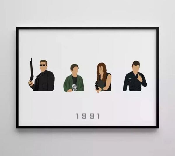 412A4 ターミネーター2 映画 ポスター アーノルド・シュワルツェネッガー