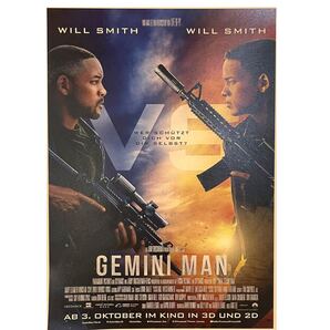 K547A3 ジェミニマン 映画 ポスター 洋画 ウィルスミス インテリア