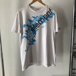 ELEMENT s/s tee エレメント 東海岸 スケート スケートtee サイズL ホワイト プリント