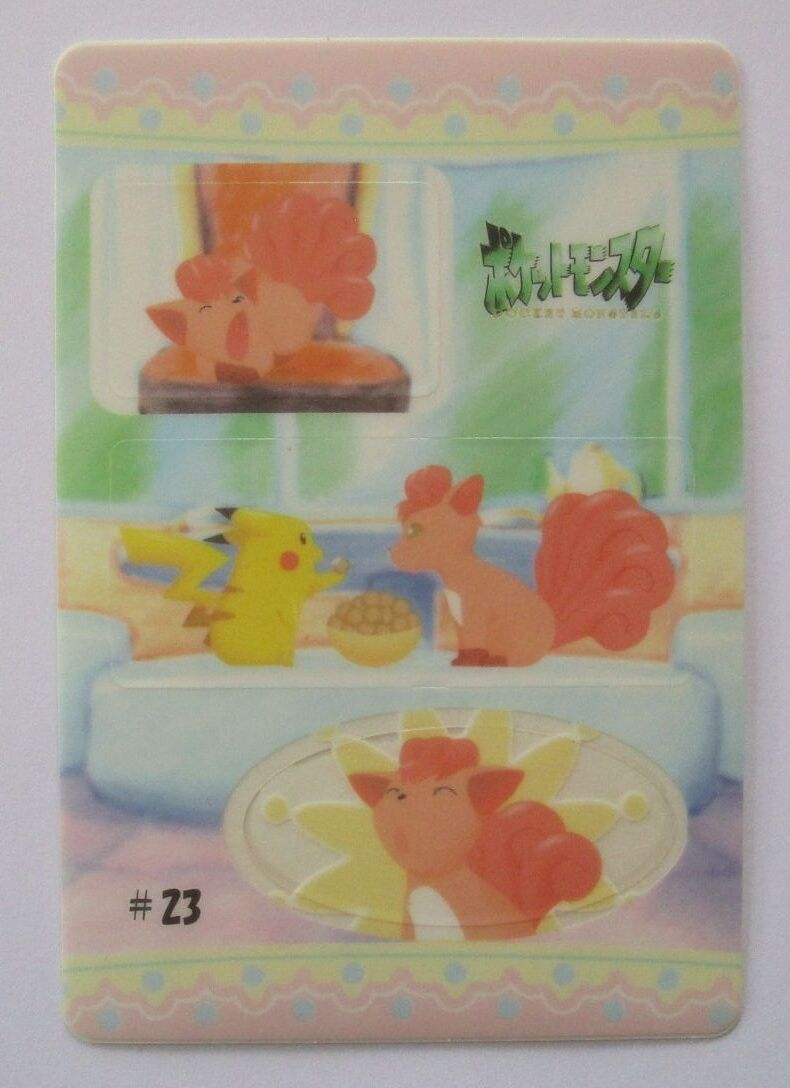 ポケモン ファンシーグラフィティ2 ロコン ピカチュウ #23 1999 ポケモン ファンシーグラフィティ2 ロコン ピカチュウ #23 1999