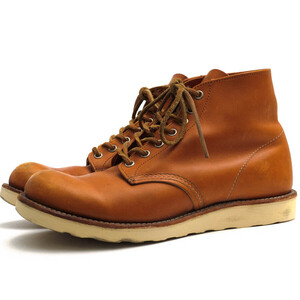 RED WING Red Wing Work ботинки 9871 6inch CLASSIC ROUND TOE Classic Work раунд tu переиздание собака бирка Gold la комплект seko