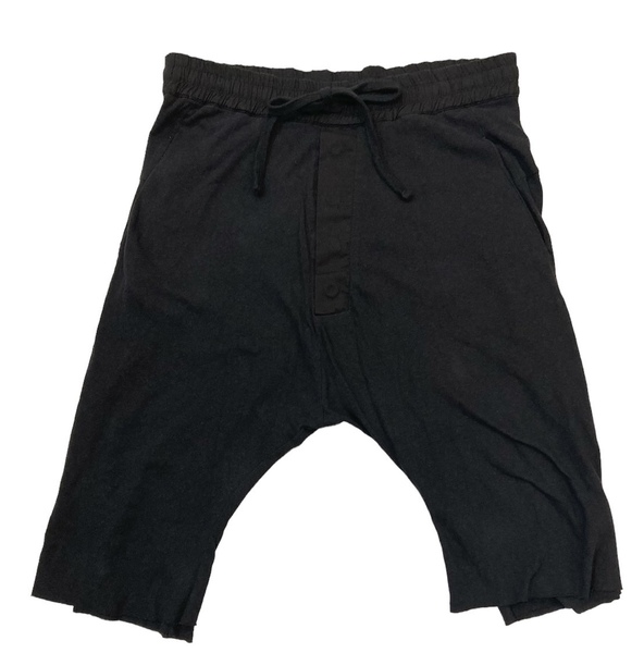THOM KROM トムクロム レイヤード サルエルショーツ ショーツ ハーフパンツ 黒 M コットン リネン 綿 麻 ユリウス