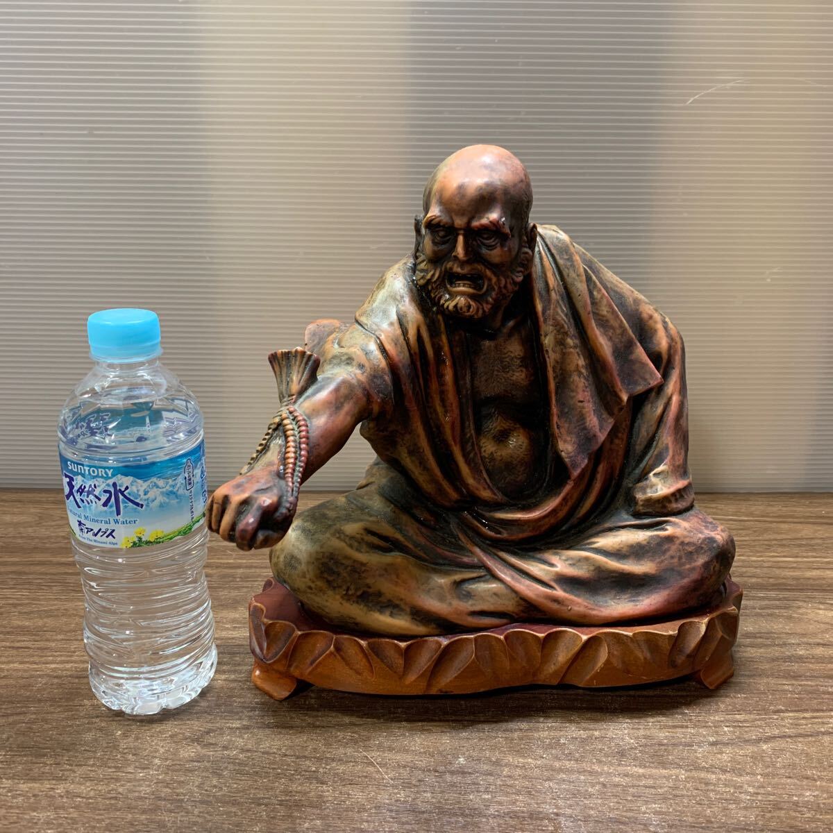 w025 木製 衝立 物外和尚 拳骨和尚 武田物外 東大 飾り板 結界