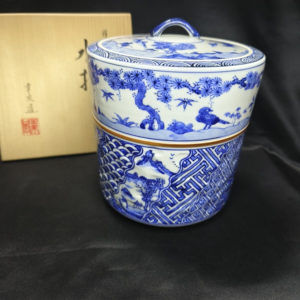 Yahoo!オークション -「茶道具 水指 祥瑞」(茶道具) (京焼)の Yahoo!オークション -「茶道具 水指 祥瑞」(茶道具) (京焼)の