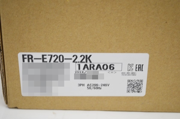 未使用 三菱電機 FR-E720-2.2K インバーター 2024年製