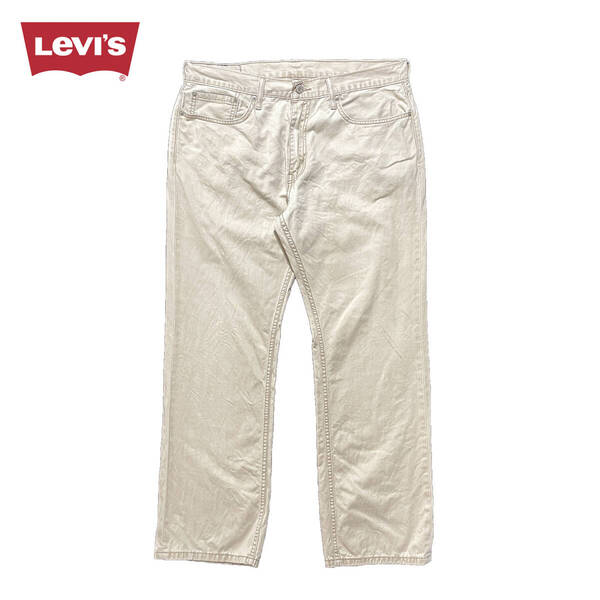 USA 古着 Levis リーバイス 559 リラックス ストレート デニムパンツ ジーンズ ジーパン ベージュ W36 L32 中古 CA0449