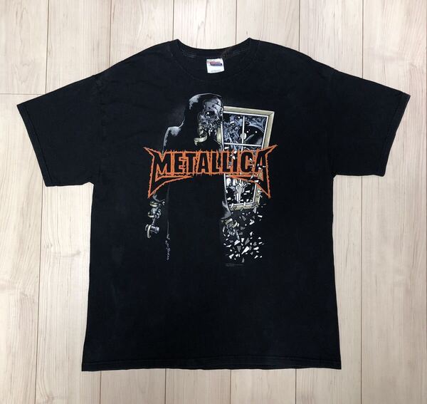 METALLICA DIRTY WINDOW PUSHEAD ビンテージ Tシャツ メタリカ ダーティー ウィンドウ パスヘッド バンドTシャツ メタルT ブラック 黒 XL