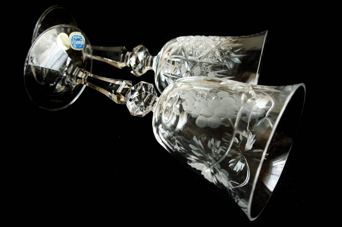 BOHEIA ボヘミアグラス　24%Pbo Amazon | BOHEMIA ボヘミア クリスタル 24％ pbo グラス 2客