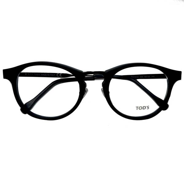 TODS トッズ メガネ 正規新品・未使用 コンビネーションフレーム TO5232 / 002 Matt Black | 純正ケース・クロス付き
