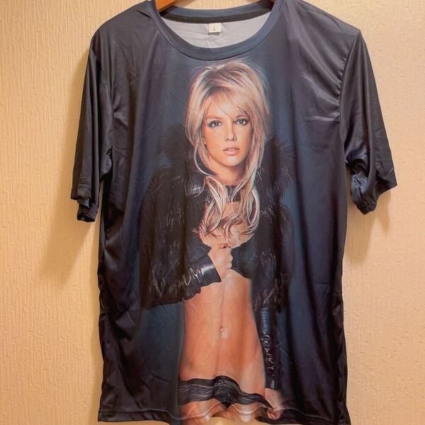 新品★ブリトニースピアーズ★2000年代セクシーTシャツ★ユニセックス★L