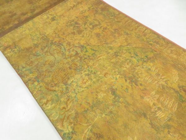 ys6735702; 宗sou 袋帯 芯なし仕立て 西陣織 鳥に狩猟文【リサイクル】【着】
