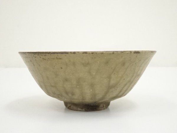 ys7028893; 宗sou 伊東陶山造 伊羅保茶碗(共箱)【道】 ys7028893; 宗sou 伊東陶山造 伊羅保茶碗(共箱)【道】