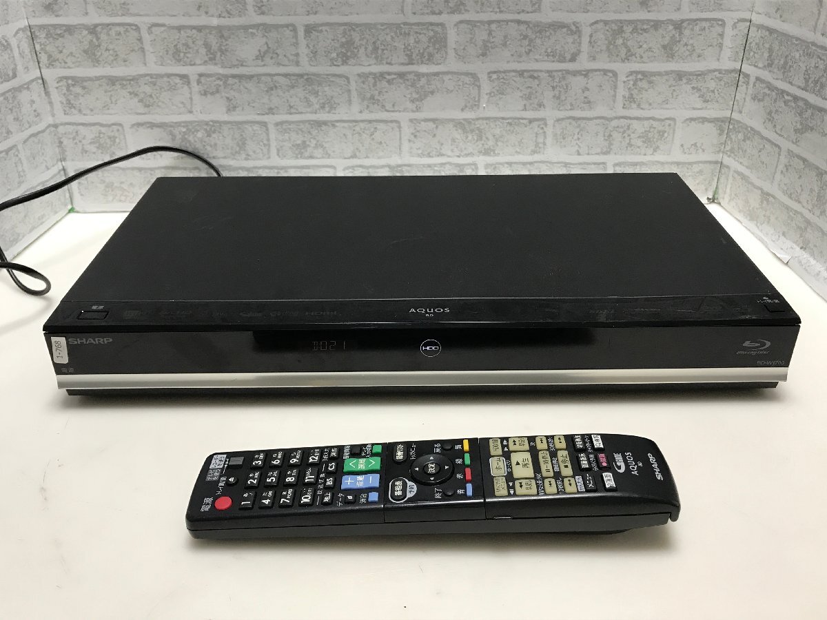 ジャンク　SHARP Blu-rayプレーヤー BD-W1700 レコーダー ジャンク SHARP Blu-rayプレーヤー BD-W1700 レコーダー
