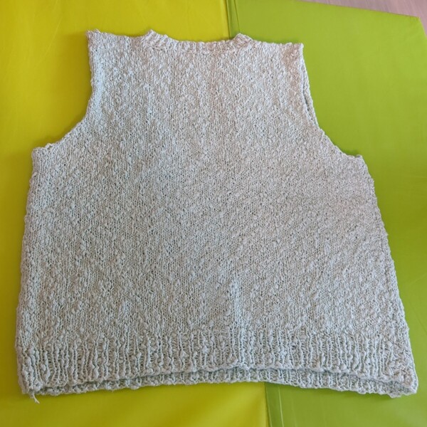 ハンドメイド 綿ベスト