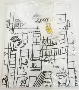 UNIQLO SPRZNY UT T-shirt WHITE XL