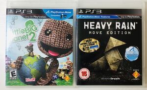 海外版 PS3 PlayStation MOVE 対応ソフト セット HEAVY RAIN Little BIG Planet2 ( ゲーム )