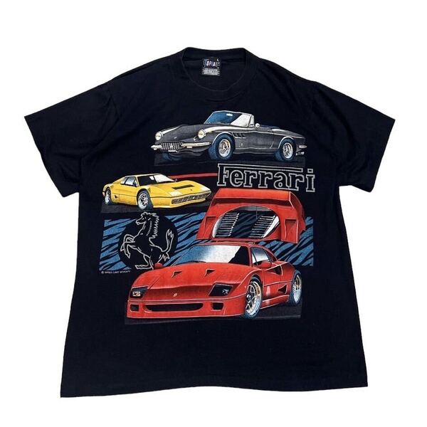80s Ferrari フェラーリ アメ車 Tシャツ USA製 アメリカ製 vintage ヴィンテージ ビンテージ 古着 made in USA レーシング