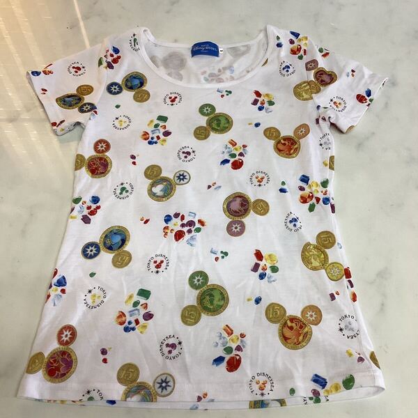 ディズニーリゾート ディズニーシー 15周年 Mサイズ Tシャツ 半袖 ミッキーマウス (あ95