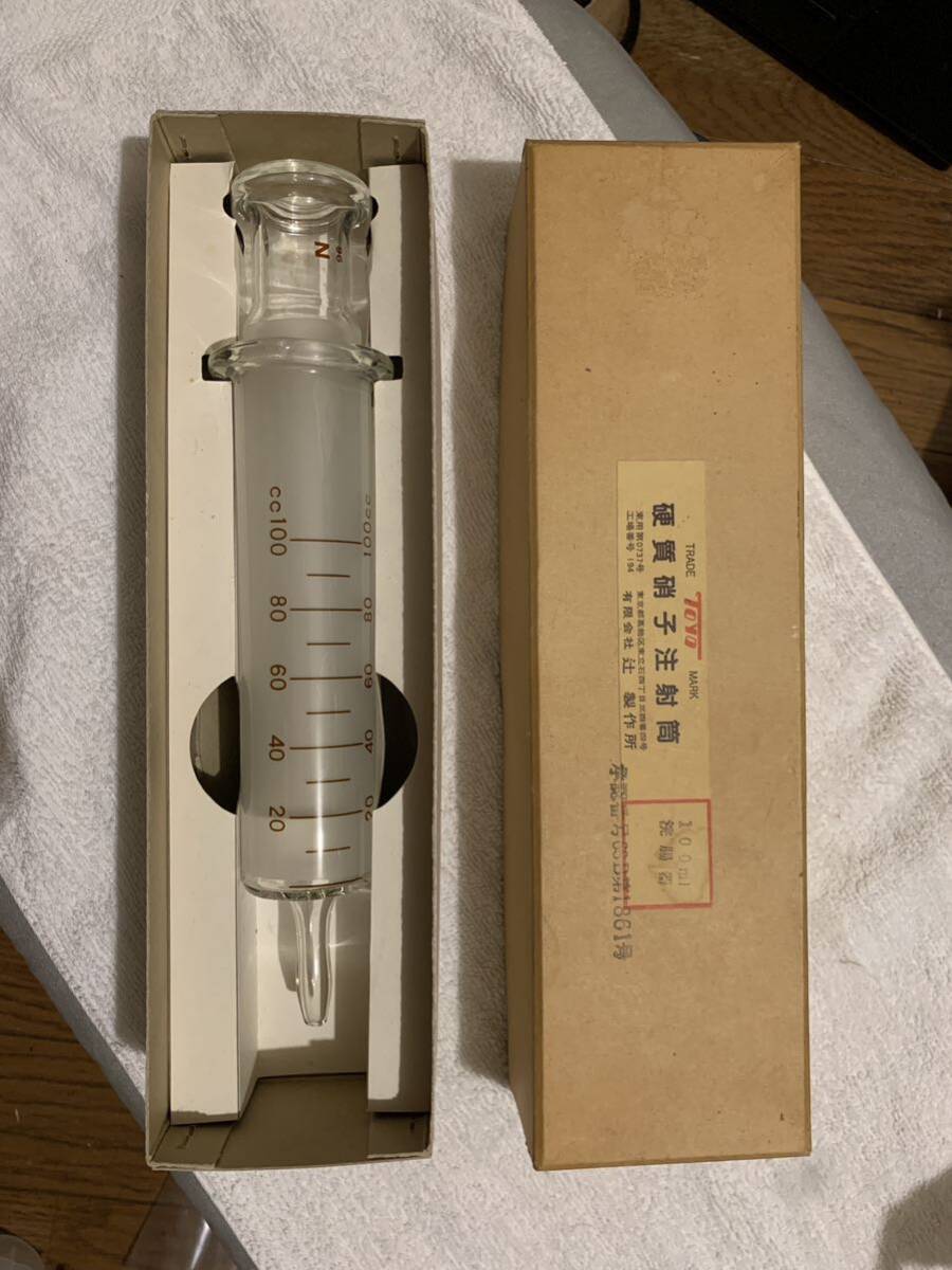 Yahoo!オークション - ガラス浣腸器 100ml （浣腸 シリンジ