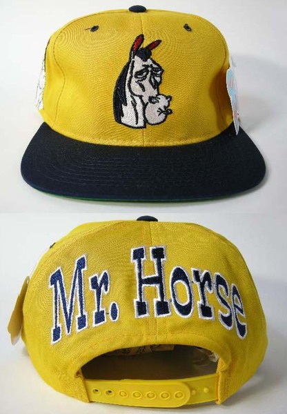 90s アメコミ CAP REN & STIMPY Mr.HORSE VINTAGE デッドストック ヴィンテージ スナップバック キャップ SNAPBACK