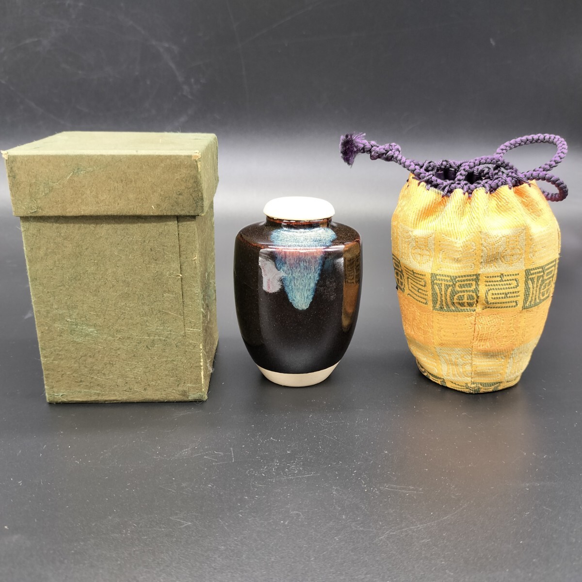 茶入 仕覆 景山 茶道具