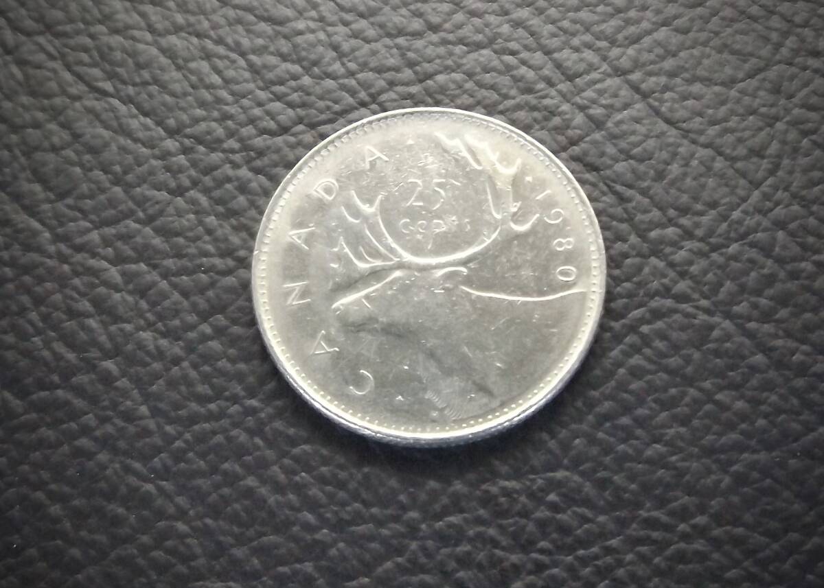 アメリカ 25セント白銅貨 ワシントン像 1980年銘 クォーター
