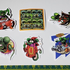 6枚セット★ラットフィンク★ステッカーセット★パターン②★ストリート★スケーター★パンク★