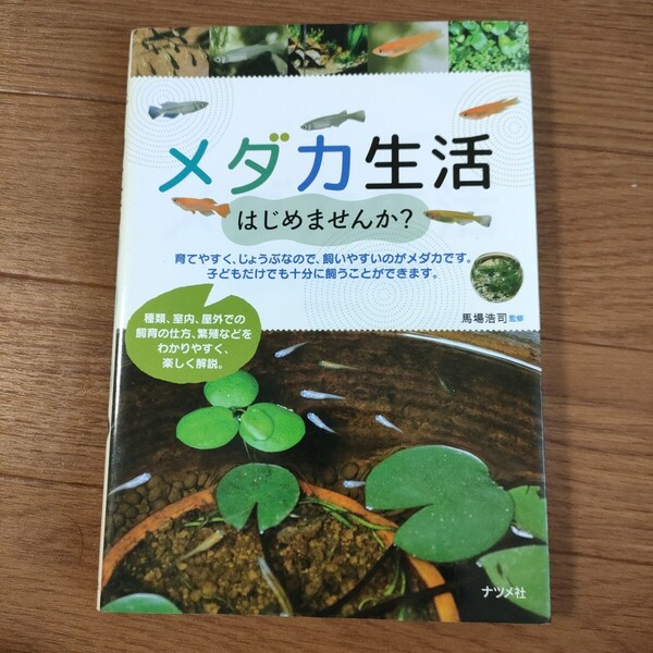 ★送料無料 H 即決♪ メダカ生活はじめませんか? 馬場浩司/監修 vv⑧