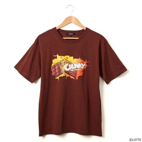 イオン 企業コラボTシャツ ロッテ クランキー クラッシュ チョコレート L ユニセックス 男女兼用