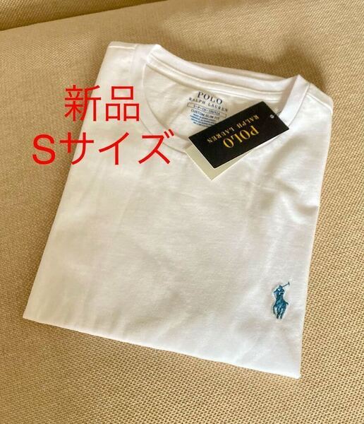 新品【Polo Ralph Lauren ポロラルフローレン】Men's T-Shirt 半袖Tシャツ ティーシャツ メンズ 男性 ホワイトS