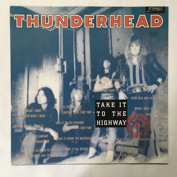 THUNDERHEAD TAKE IT TO THE HIGHWAY オーストラリア盤