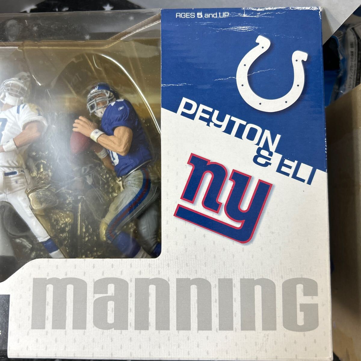 NFL McFarlane 2004 Series 4 Deluxe 2Pack The Manning Brothets Payton Manning/Eli Manning マクファーレン マニング兄弟フィギュア NFL McFarlane 2004 Series 4 Deluxe 2Pack The Manning Brothets Payton Manning/Eli Manning マクファーレン マニング兄弟フィギュア