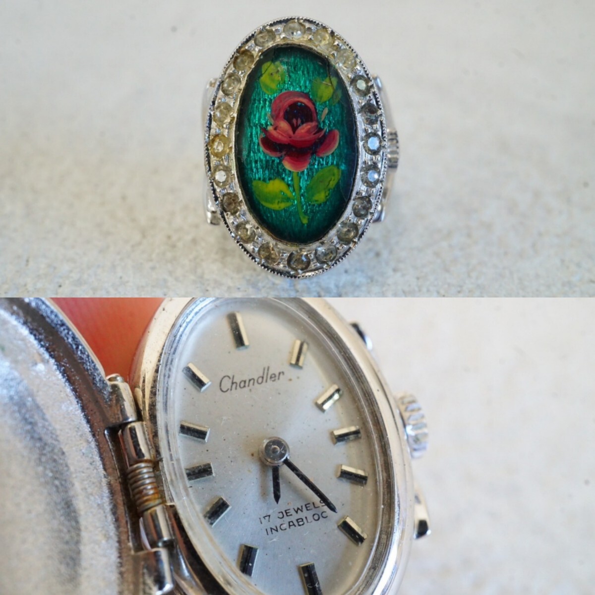 セイコー 指輪時計 未使用品 箱つき 手巻き式 ブルー文字盤 |  アンティーウオッチマンはROLEX（ロレックス）・OMEGA（オメガ）・TUDOR（チュードル）などアンティーク腕時計の委託通販専門店—時計 の委託・アンティーウオッチマン