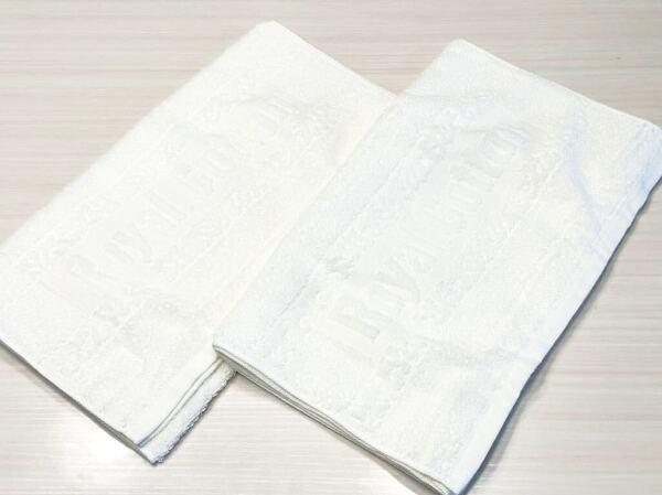 (送料無料)新品未使用品 日本製 ALFREDO BERETTA ロイヤルコットン フェイスタオル2枚組☆サイズ 約34.5×79㎝ ☆素材 綿100%