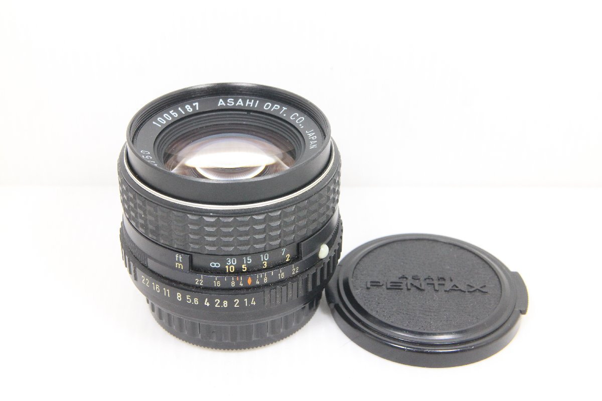 B406366美品☆ペンタックス smc PENTAX 50mm F1.4 (Kマウント