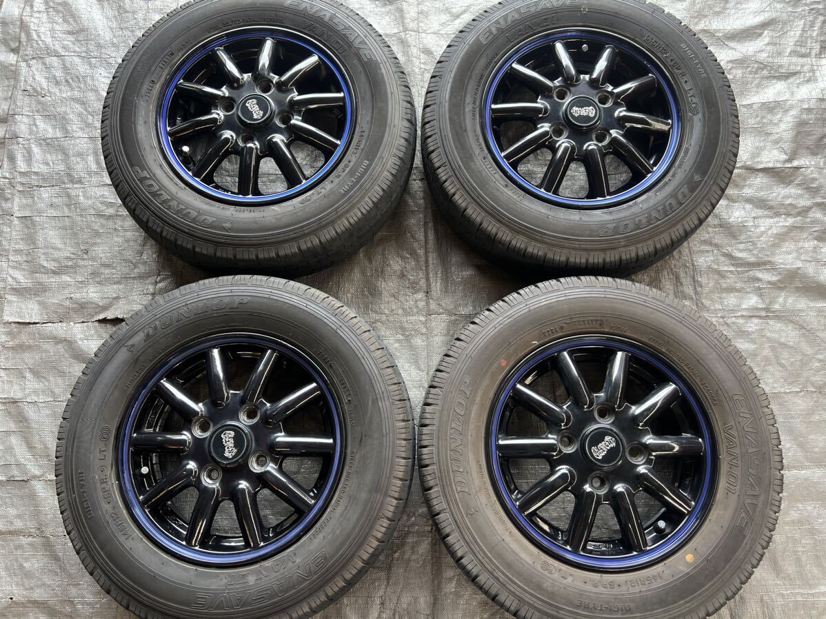 ミニライト 12インチ 145R12LT バン 軽トラ ワタナベ風 日本製 ミニライト 12インチ 145R12LT バン 軽トラ ワタナベ風 日本製
