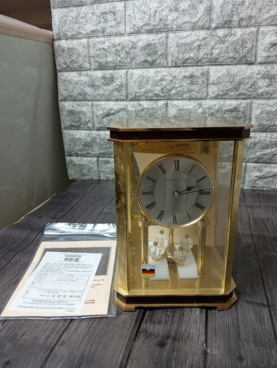 FHS フランツヘルムレ&サン 151-080 ドイツ製 ゼンマイ式置時計 FHS フランツヘルムレ&サン 151-080 ドイツ製 ゼンマイ式置時計