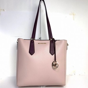 極美品★送料無料 マイケルコース MICHAEL KORS キンバリー レザー トートバッグ 肩掛け可能