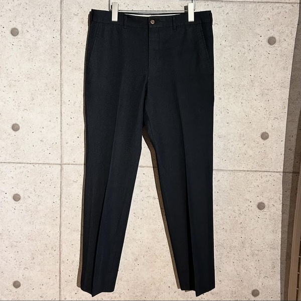 ONtheCORNER ITEM No.1755/COMMEdesGARCONS HOMMEPLUS コムデギャルソンオムプリュス ポリ縮パンツ ストレート テーパード 17ss size:L
