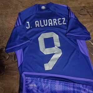 2022 WORLD CUP QUTAR アルゼンチン代表 フリアン・アルバレス adidas AWAY 検/ ARGENTINA JULIAN ALVAREZ ATLETICO MADRID ワールドカップ