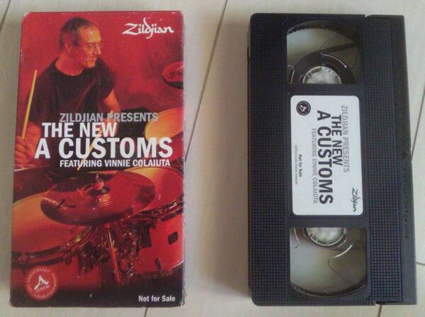 【匿名発送・追跡番号あり】 VHS ヴィニー・カリウタ Vincent Peter Colaiuta the new a customs