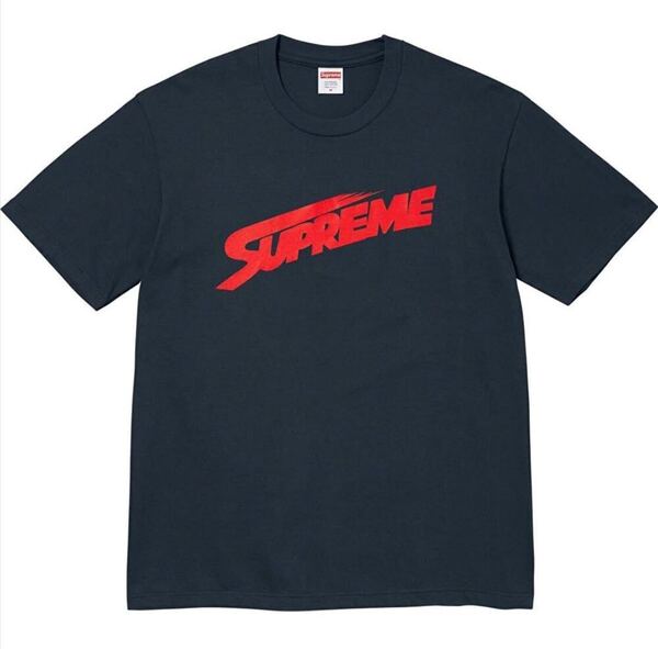【新品 未使用 送料無料】23FW Supreme Mont Blanc Tee Navy Lサイズ シュプリーム モンブラン Tシャツ Navy 紺 Lサイズ